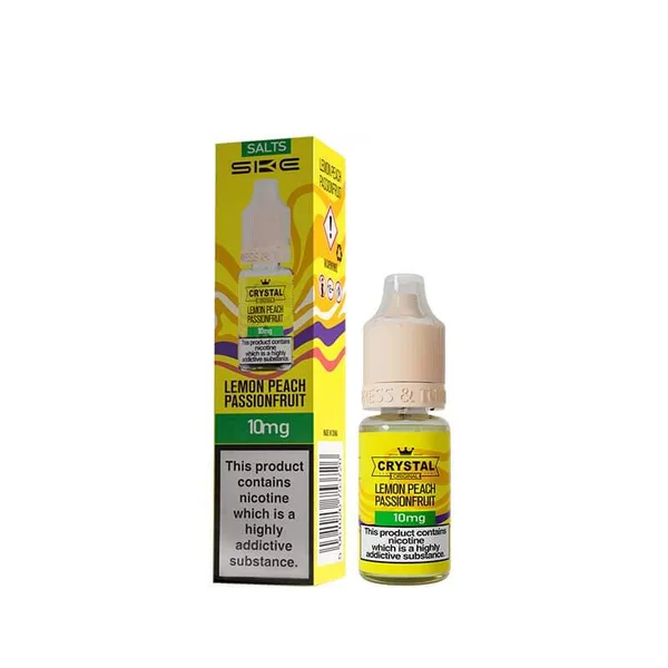 SKE Crystal Lemon Peach Passionfruit Nic Salt E-Liquid 10ml