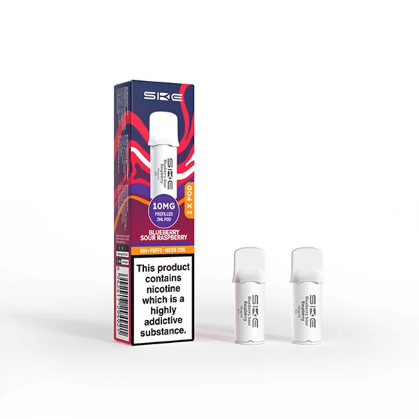 SKE Crystal Pro 600 Prefilled Pods Blueberry Sour Raspberry 10mg