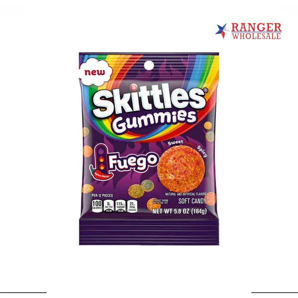 SKITTLE GUMMIES FUEGO BAG 5.8o