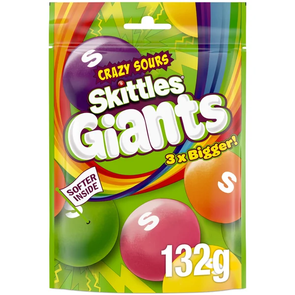 Skittles Giants Crazy Sour 132g