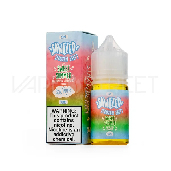 Skwezed Frozen Salt Sweet Summer Watermelon Strawberry (30ml)