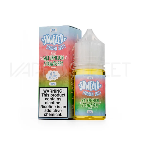 Skwezed Frozen Salt Sweet Summer Watermelon Strawberry (30ml) - Image 2