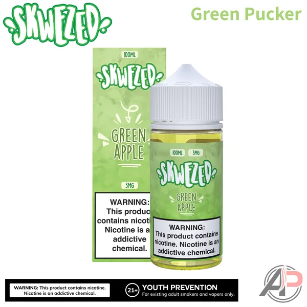 Skwezed Green Apple Green Pucker E-Liquid 100mL