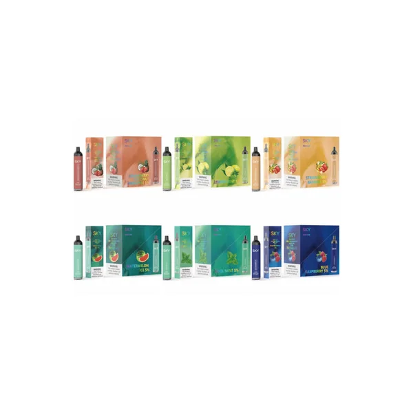 Sky Rechargeable Disposable 4500 Puffs - 10 Pack