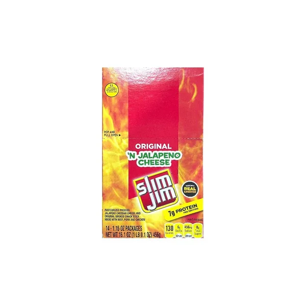 SLIM JIM ORIG N JAL 1.15OZ14CT
