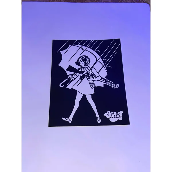 Slinger Assault Girl Sticker
