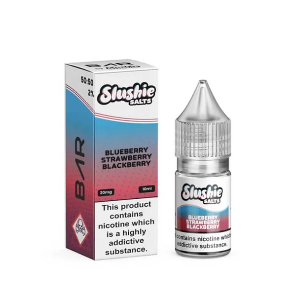 Slushie Bar Salts Blueberry Strawberry Blackberry 10ml E-Liquid - Image 3