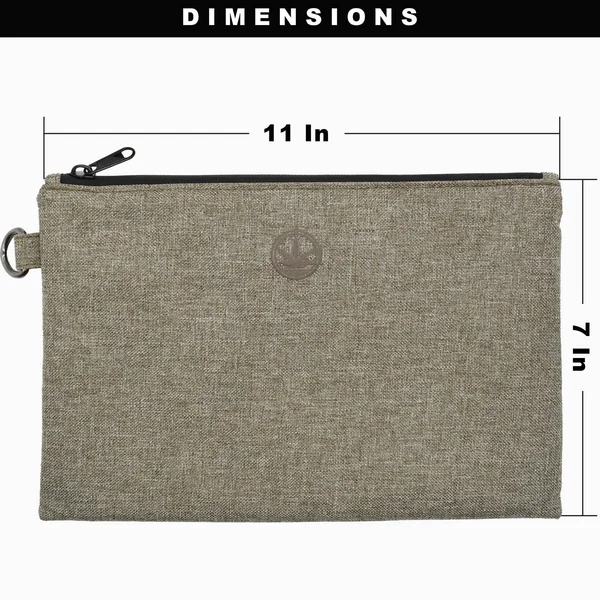 Smell Proof & Water-Resistant Stash Bag - 7" x 11" - Image 2