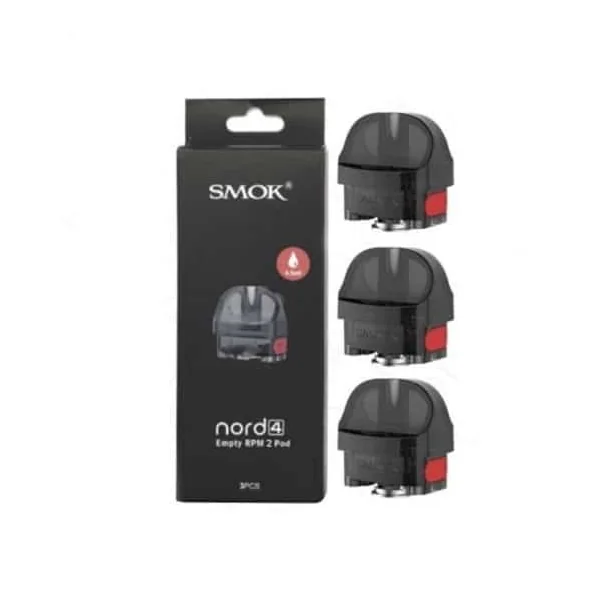 Smok Nord 4 Rpm 2 Replacement Empty Pods 3/Pk