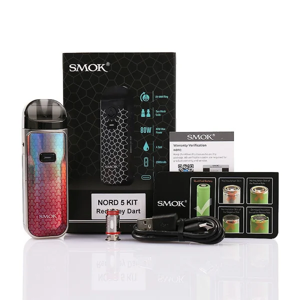 SMOK Nord 5 Pod Vape Kit 2000mAh 80W - Image 7