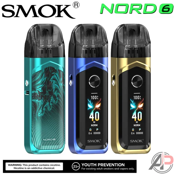 Smok Nord 6 80w Pod System Starter Kit Device