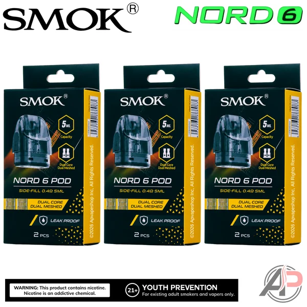 Smok Nord 6 Replacement Pods 2 Pack - Image 2