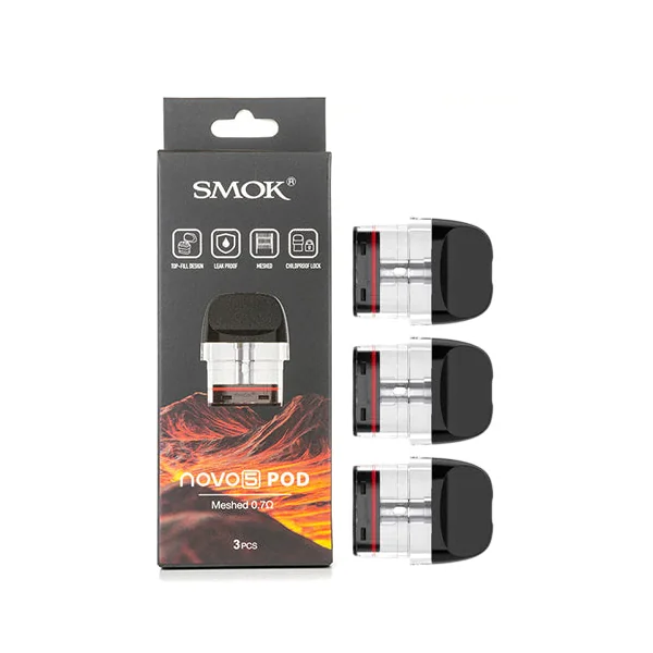 SMOK Novo 5 Replacement Pods 3-Pack