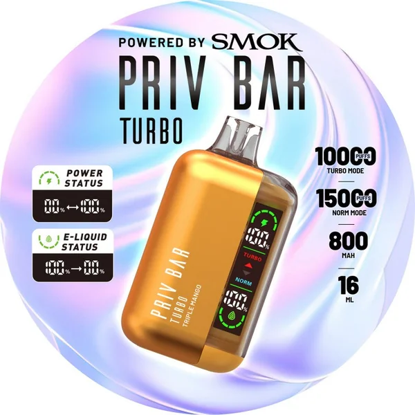 Smok Priv Bar Turbo 15000 Puffs Disposable Vape Device - Image 2
