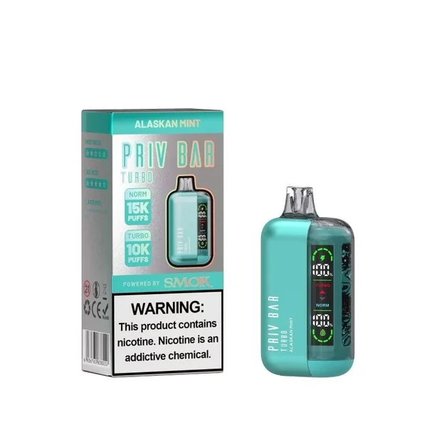 SMOK PRIV Bar Turbo Disposable Vape (5%, 15000 Puffs) - Image 2