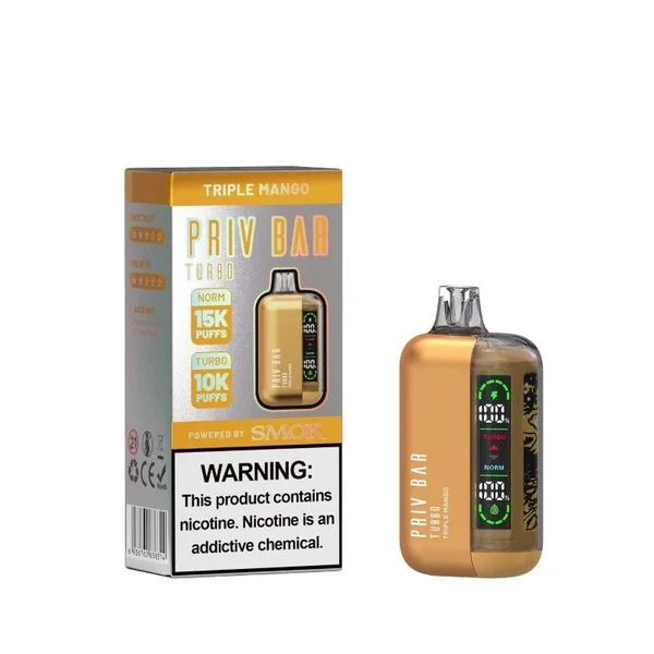 SMOK PRIV Bar Turbo Disposable Vape (5%, 15000 Puffs) - Image 11