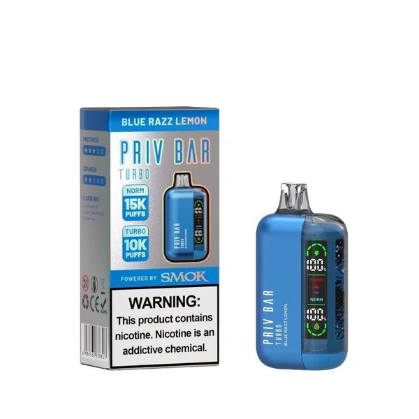 SMOK PRIV Bar Turbo Disposable Vape (5%, 15000 Puffs) - Image 3