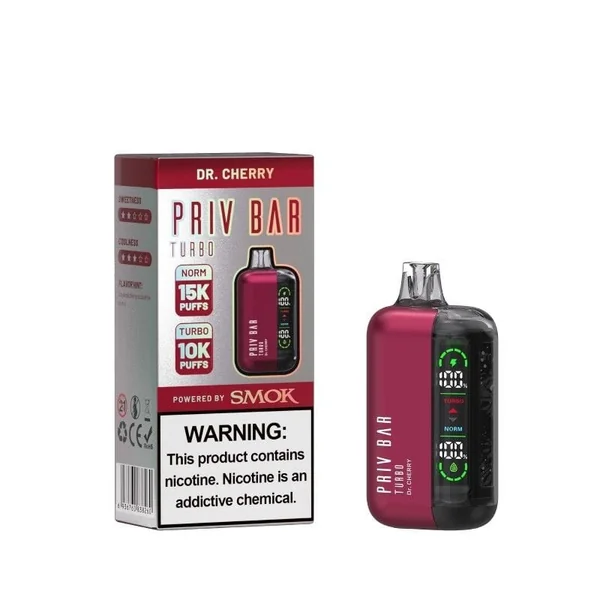 SMOK PRIV Bar Turbo Disposable Vape (5%, 15000 Puffs) - Image 5