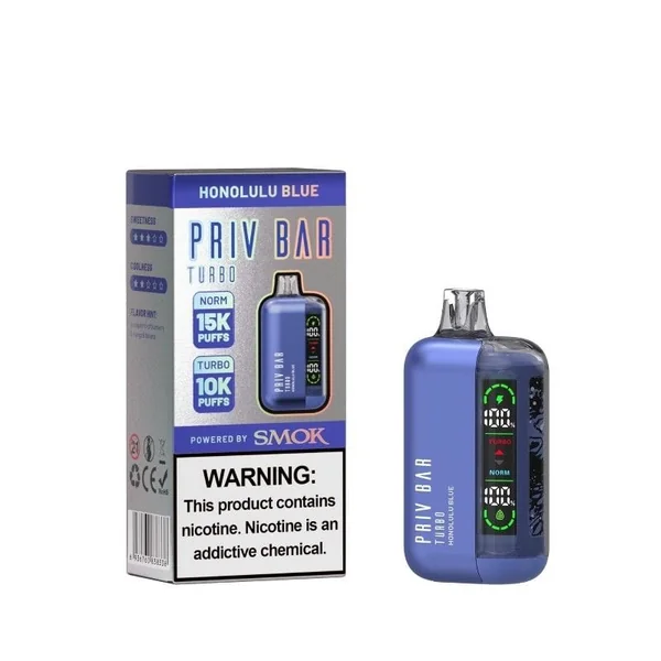 SMOK PRIV Bar Turbo Disposable Vape (5%, 15000 Puffs) - Image 7