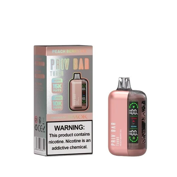 SMOK PRIV Bar Turbo Disposable Vape (5%, 15000 Puffs) - Image 8