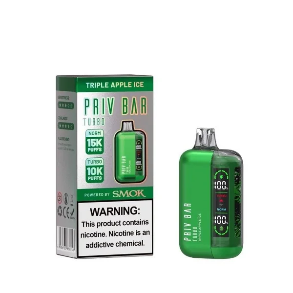 SMOK PRIV Bar Turbo Disposable Vape (5%, 15000 Puffs) - Image 10