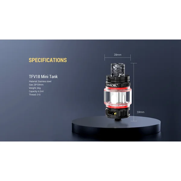 SMOK TFV18 Mini Sub-Ohm Tank - Image 5