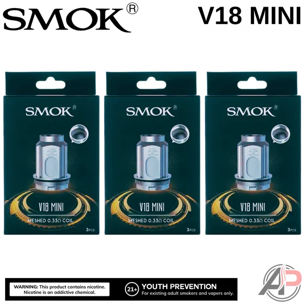 Smok V18 Mini Replacement Coils 3 Pack