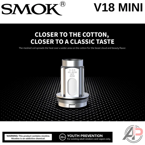 Smok V18 Mini Replacement Coils 3 Pack - Image 4