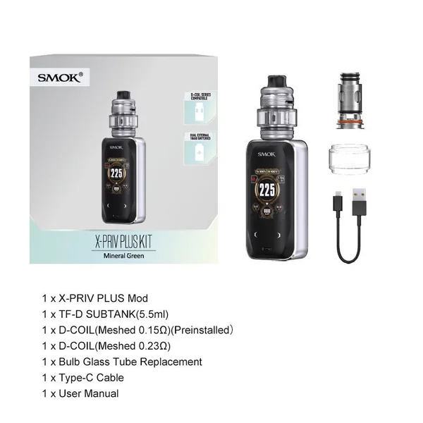 SMOK X-PRIV Plus Pod Mod Kit 225W - Image 3