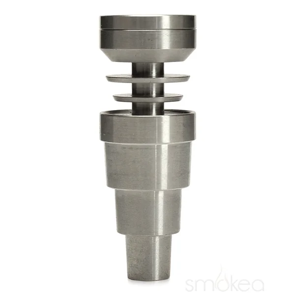 SMOKEA 6-in-1 Universal Domeless Titanium Nail w/ Dab Plate