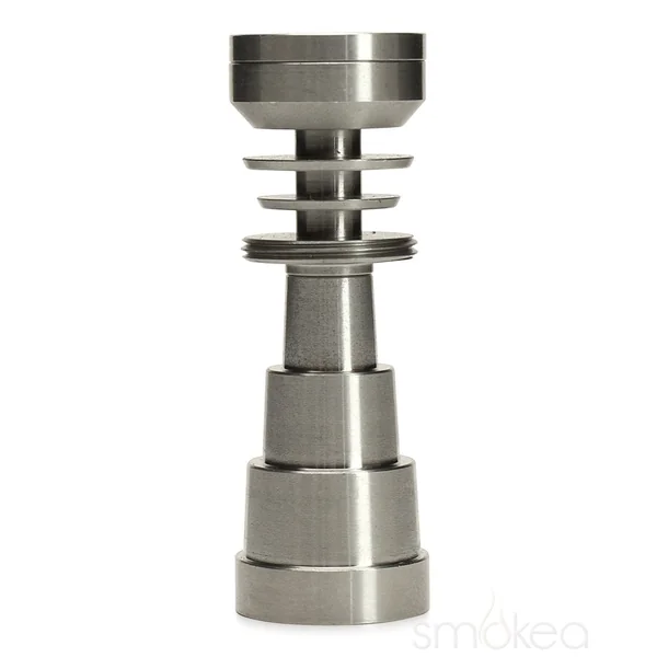 SMOKEA 6-in-1 Universal Domeless Titanium Nail w/ Dab Plate - Image 2