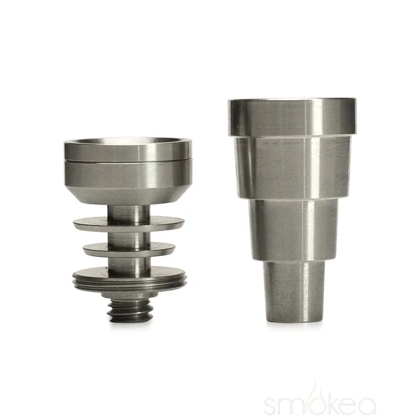 SMOKEA 6-in-1 Universal Domeless Titanium Nail w/ Dab Plate - Image 4