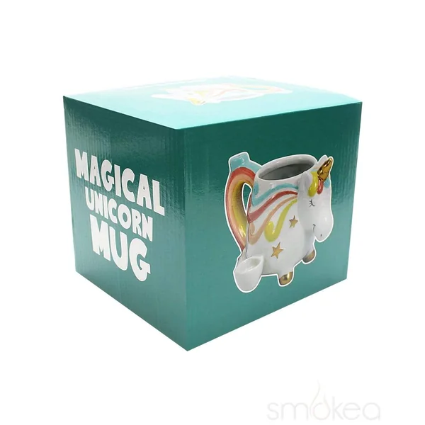 SMOKEA Ceramic Unicorn Coffee Mug Pipe - Image 3
