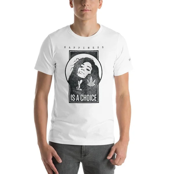 SMOKEA Happiness Short-Sleeve Unisex T-Shirt - Image 2