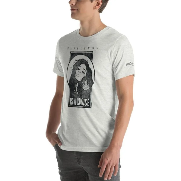 SMOKEA Happiness Short-Sleeve Unisex T-Shirt - Image 12