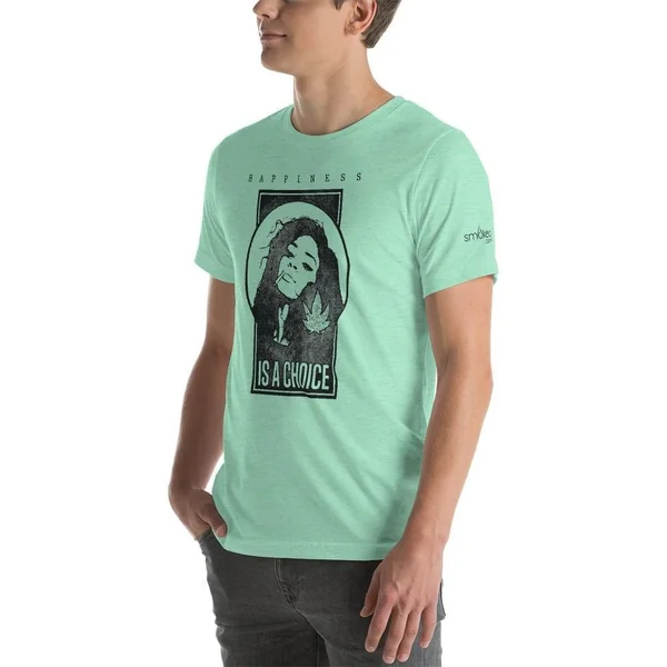SMOKEA Happiness Short-Sleeve Unisex T-Shirt - Image 18