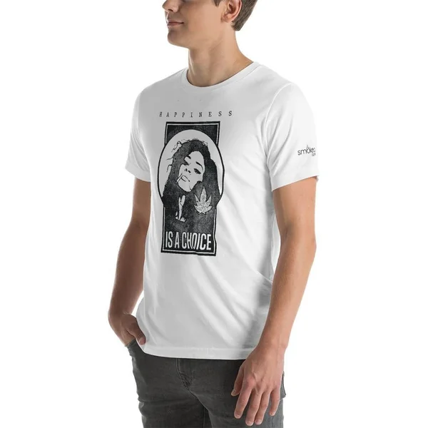 SMOKEA Happiness Short-Sleeve Unisex T-Shirt - Image 4