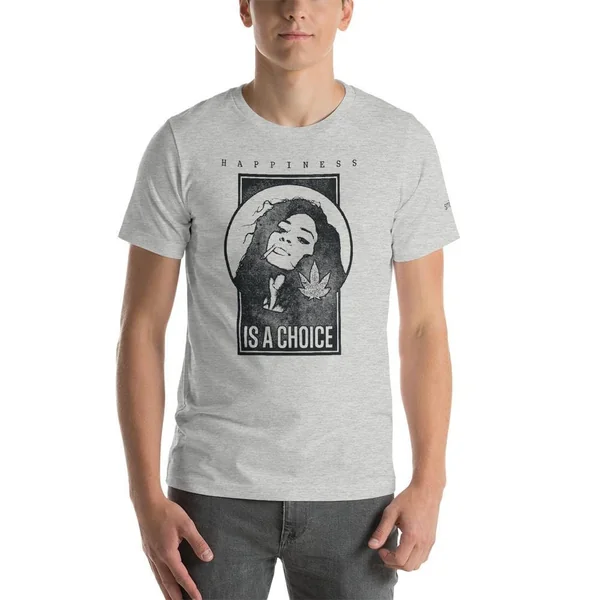 SMOKEA Happiness Short-Sleeve Unisex T-Shirt - Image 5