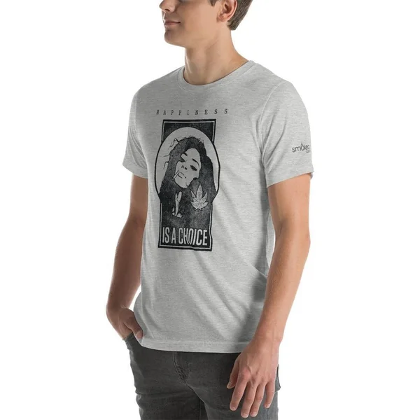 SMOKEA Happiness Short-Sleeve Unisex T-Shirt - Image 7