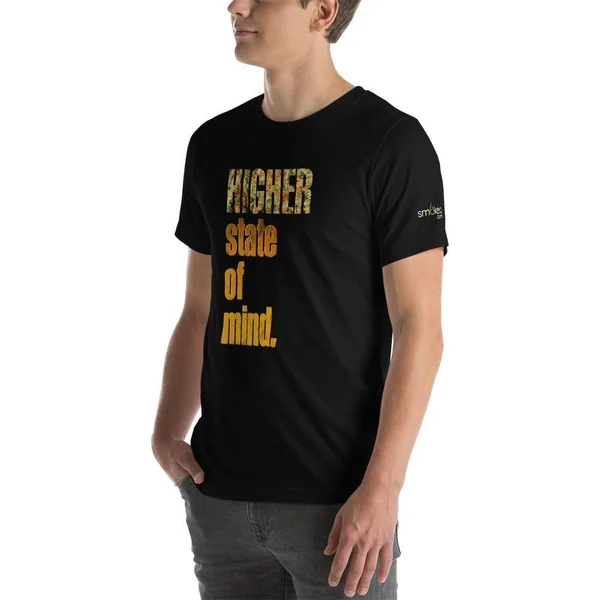 SMOKEA Higher State Short-Sleeve Unisex T-Shirt - Image 4