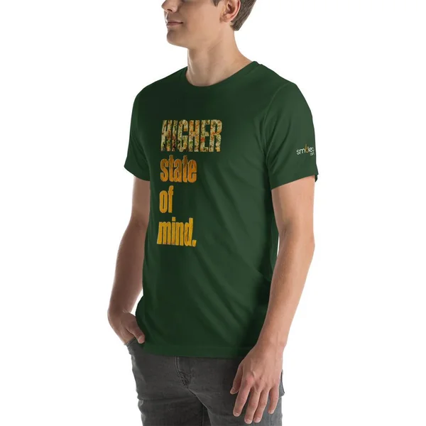 SMOKEA Higher State Short-Sleeve Unisex T-Shirt - Image 9