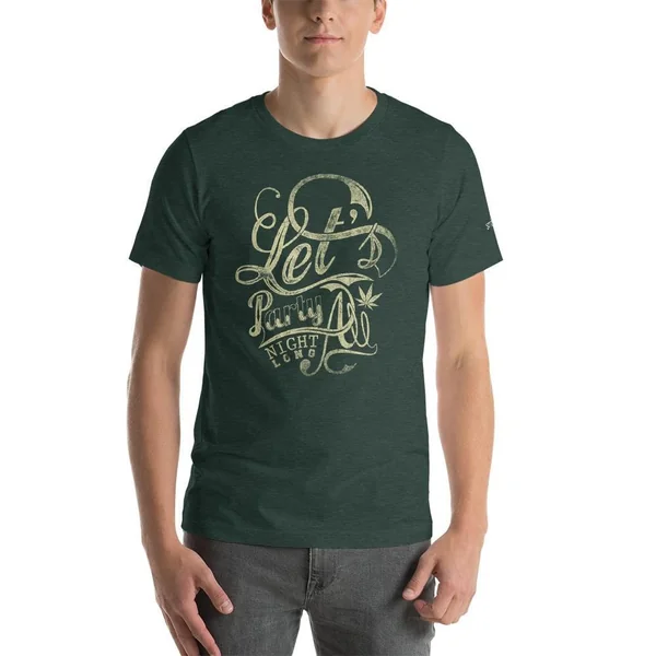 SMOKEA Party All Night Short-Sleeve Unisex T-Shirt