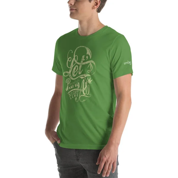 SMOKEA Party All Night Short-Sleeve Unisex T-Shirt - Image 12