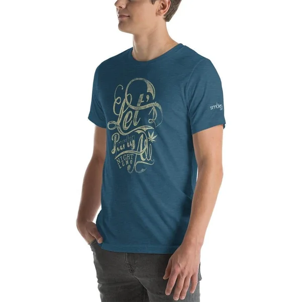SMOKEA Party All Night Short-Sleeve Unisex T-Shirt - Image 15
