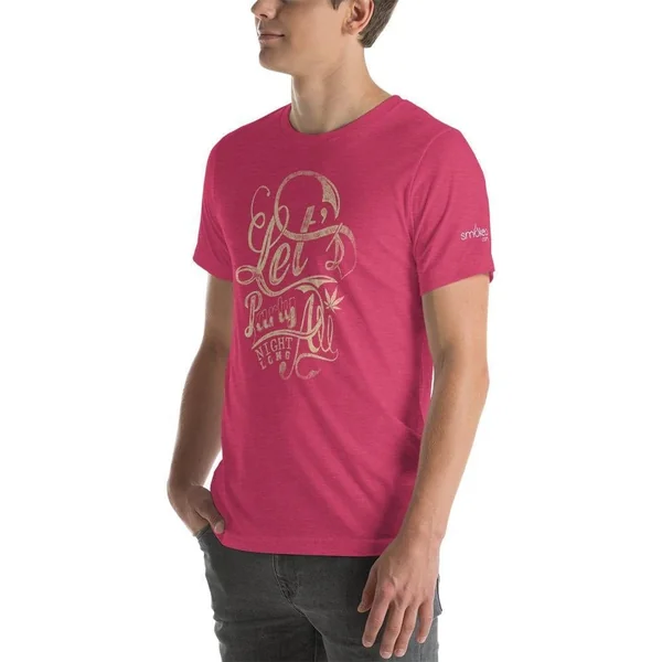 SMOKEA Party All Night Short-Sleeve Unisex T-Shirt - Image 24
