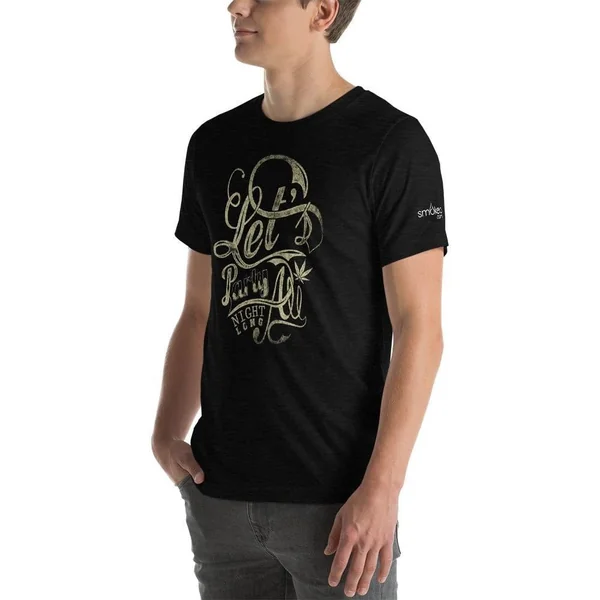 SMOKEA Party All Night Short-Sleeve Unisex T-Shirt - Image 4