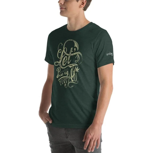 SMOKEA Party All Night Short-Sleeve Unisex T-Shirt - Image 6