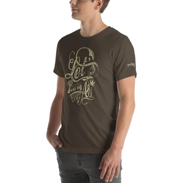 SMOKEA Party All Night Short-Sleeve Unisex T-Shirt - Image 9