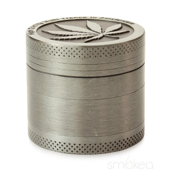 SMOKEA Silver Leaf 1.5" 4pc Grinder