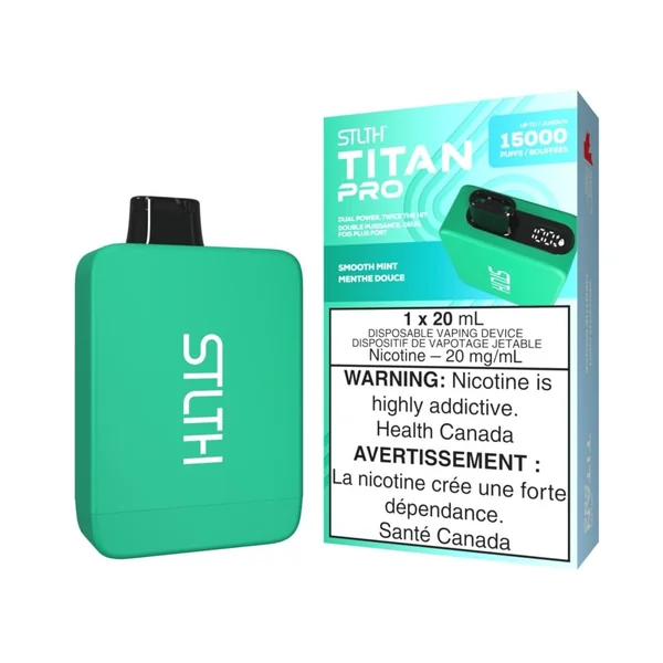 Smooth Mint STLTH Titan Pro | 20mL - VapeLoft